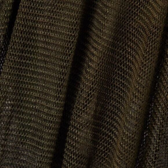 PATBO Cutout Mesh & Stretch Netted Jersey Maxi Dress. Army Green. Worn Once. XS. - Picture 7 of 7